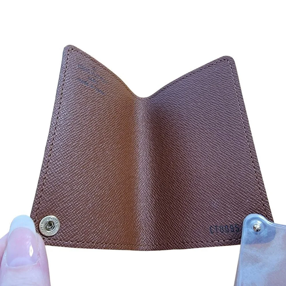 Louis Vuitton Monogram Porte Cartes Credit Pression Card Holder